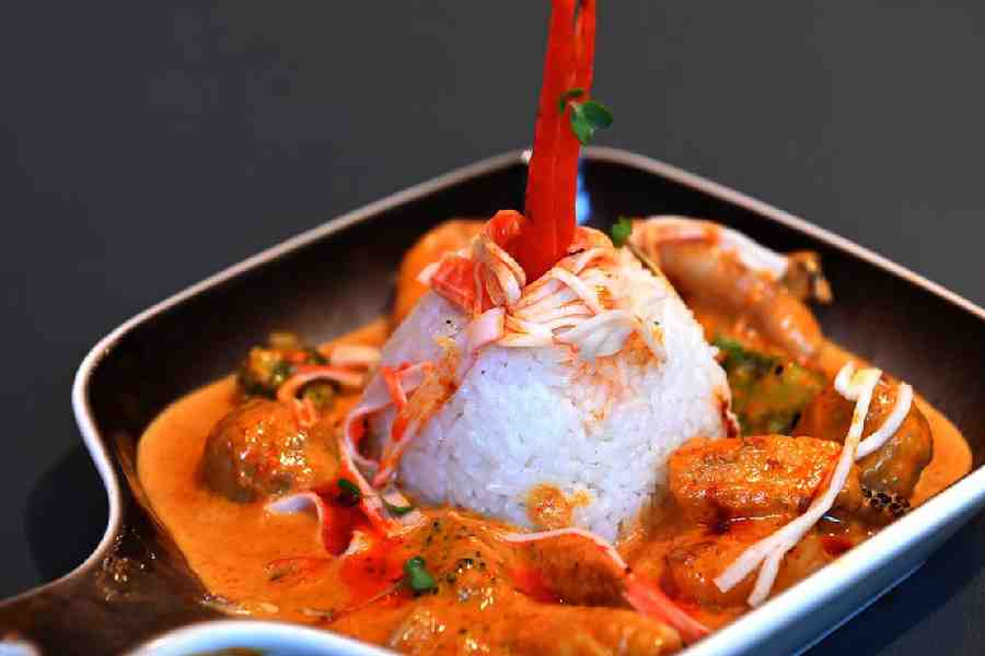 Try their Thai Red Curry served with rice, which is a Thai staple comfort food