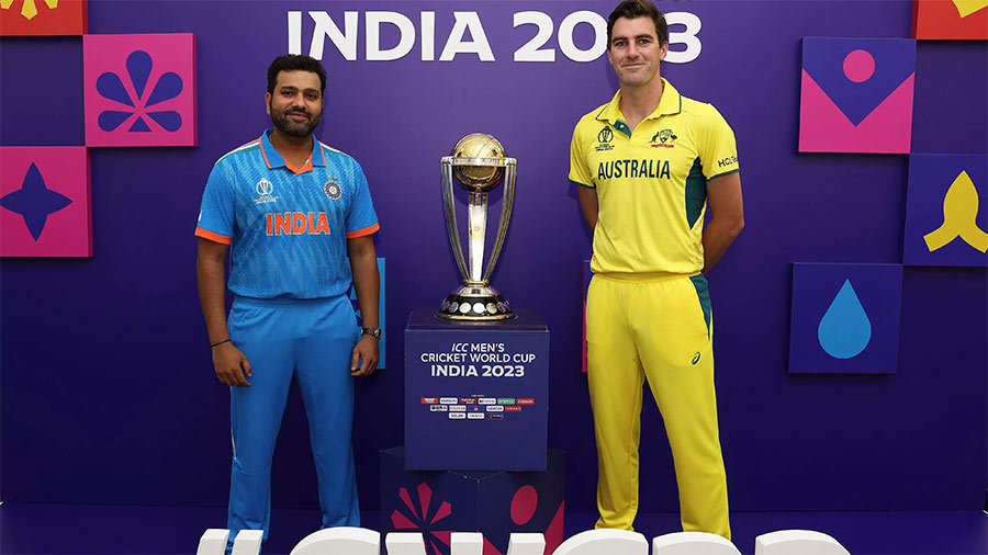 Rohit Sharma and Pat Cummins will lead India and Australia, respectively, at the 13th ICC Men’s Cricket World Cup final in Ahmedabad on Sunday