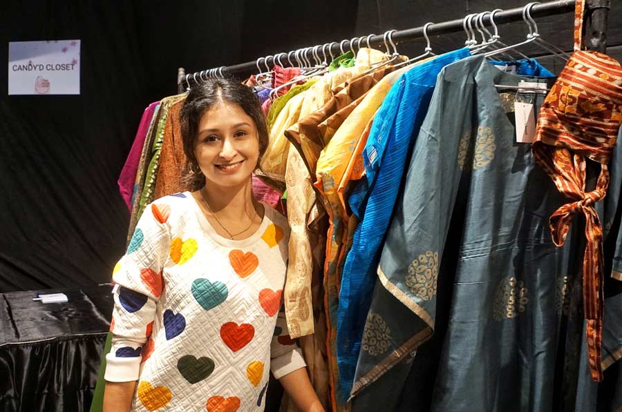 Chitrangada Satarupa’s upcycled and zero-waste clothing brand, Candy’d Closet, has unveiled the best of its women’s fashion collection. Speaking of the event, the actress said, “It is absolutely wonderful to see this place turning into a carnival! Kolkata needs more such platforms for homegrown brands to come forward and showcase their talent! That's what Utsha has been doing all these years with Backyard Pop-up and it’s really commendable. We are glad to be a part of it”