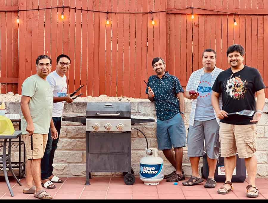 Avishek Mukherjee, 44, from Austin, Texas, is watching the India-Australia final with friends and family in the comfort of his home. “We are having an outside grill party tonight, followed by friends gathering in his media room to watch the big game,” said the boy from Baishnabghata. He will be joined by fellow cricket buddies Saurabh, Subhajit, Dipankar, Sandeep, Arnab and Santanu! “We will be cheering for India all the way. It has to be 10-0 because this World Cup we have been unstoppable,” said the health tech entrepreneur