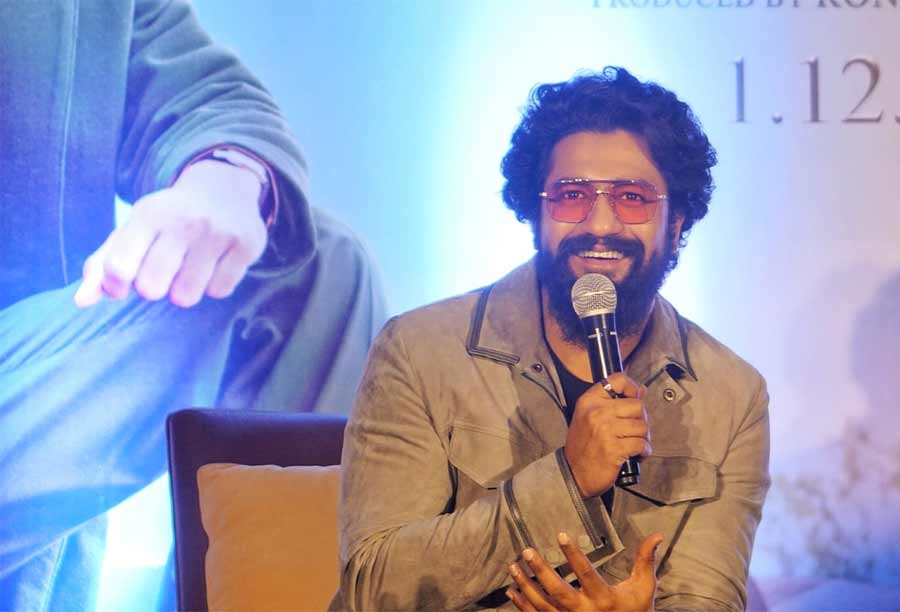 Spotted: Bollywood actor Vicky Kaushal in Kolkata on Friday for the promotion of his upcoming film 'Sam Bahadur' directed By Meghna Gulzar. The film is scheduled to be released on December 1  