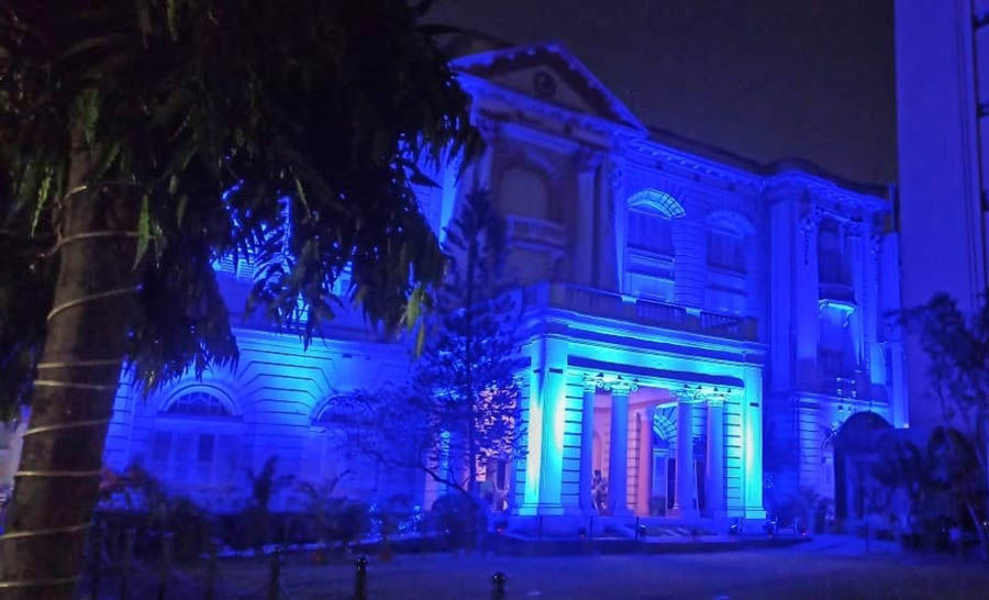 Birla Industrial and Technological Museum (BITM), in collaboration with Press Club, Kolkata, turned blue during November 18-20, 2023, in support of UNICEF and child rights, marking World Children's Day on November 20   