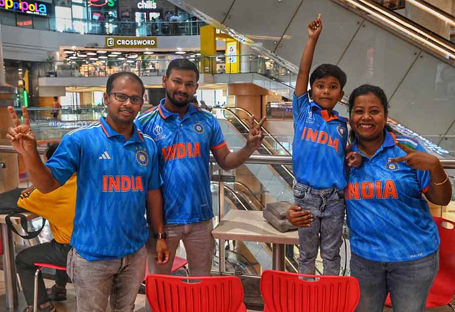 The Team India jersey was definitely the OOTD 