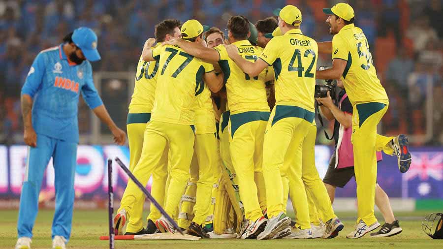 Australia clinched victory with six wickets and 42 balls left