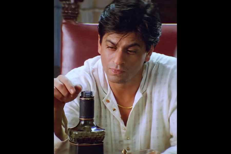 Shah Rukh Khan in Devdas directed by Sanjay Leela Bhansali