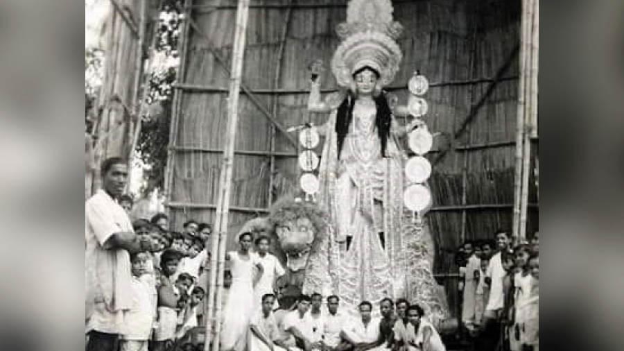 The Kaporerpatty puja in 1970