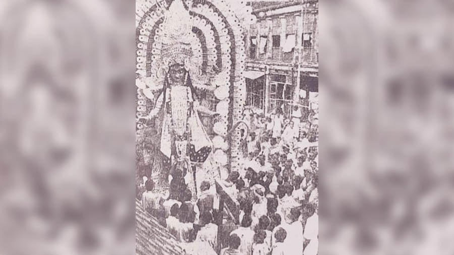Malopara idol of Krishnanagar, 1958 