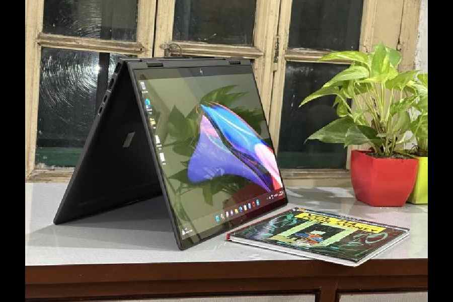Being a 2-in-1, you can use the machine as a tablet