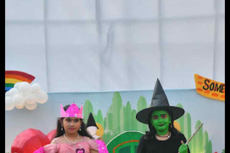 Children had fun as they participated in the Fancy Dress Parade as different characters from The Wizard Of Oz