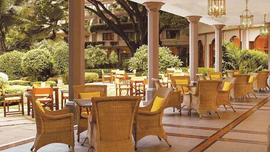 The Polo Club bar at The Oberoi Bengaluru