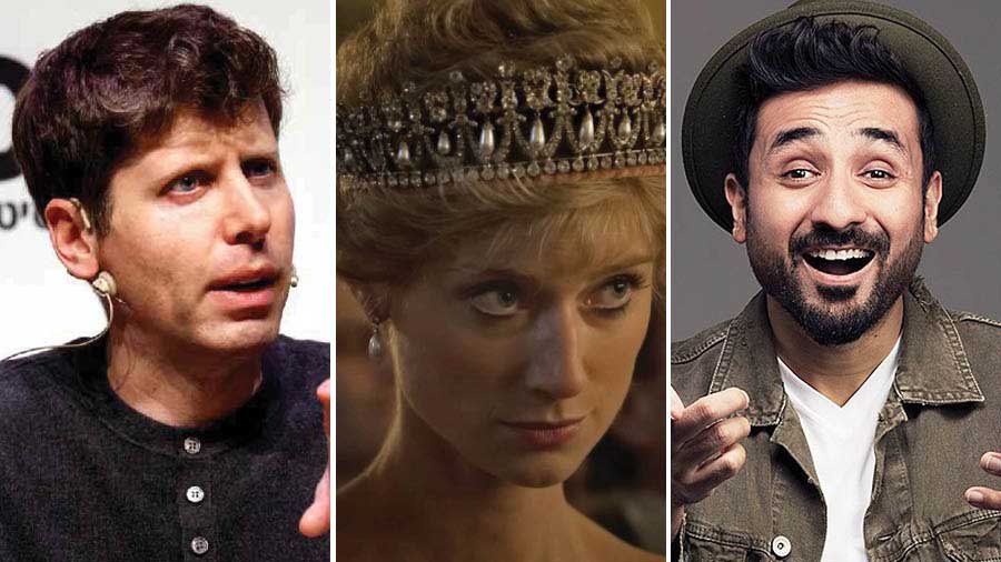 (L-R) Sam Altman, Elizabeth Debicki and Vir Das are among the newsmakers of the week