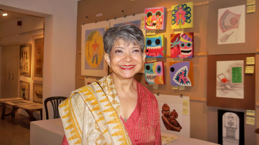 Pratiti Basu Sarkar, the chief administrator of CIMA, believes the Art Mela is a safe space for artists to experiment