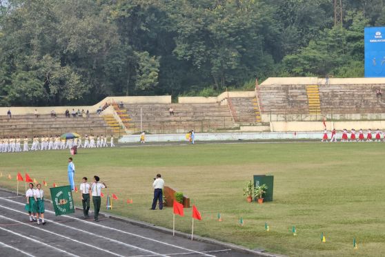 A glimpse from the annual sports day. 