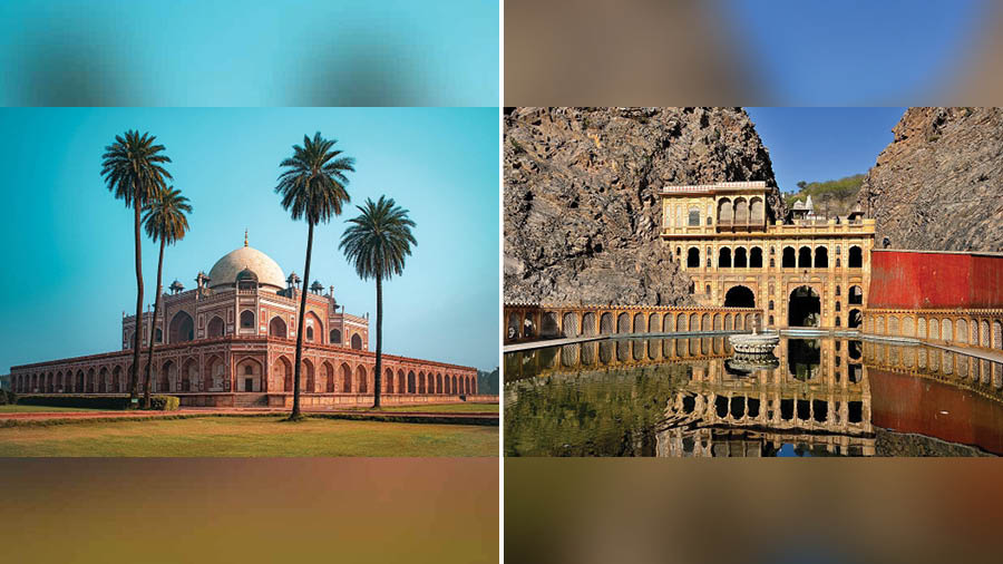 These photographs of (top) Humayun’s Tomb and (above) Zanana Kund Aur Galta Ji Ka Mandir secured the second and third spot, respectively