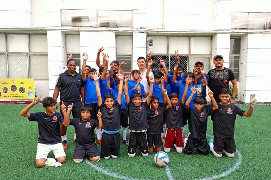 Football camp For students of Orchids The International School