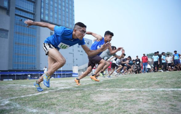 The intra college sports meet saw electrifying performances by the students of the college