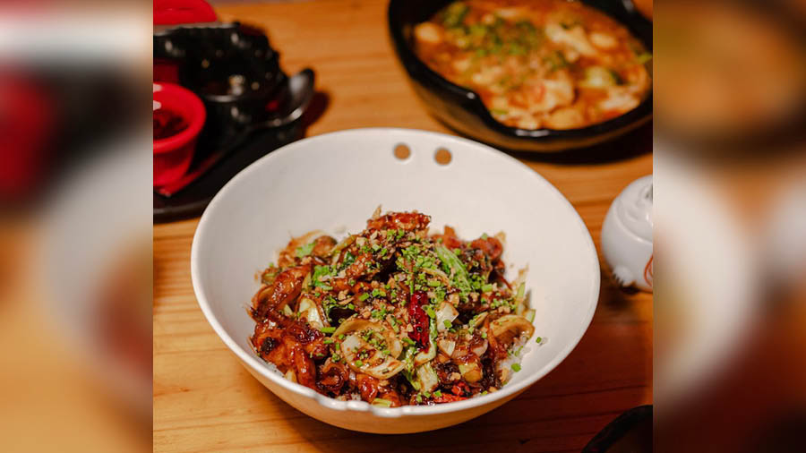 Teriyaki Chicken Rice Bowl and the Chocolate Marquise Cake at Ping’s Cafe Orient, which was Drishleen’s first venture in F&B with Passcode Hospitality