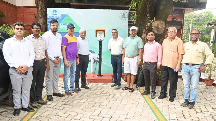 The inaugural event of the EV charging station at The Tollygunge Club
