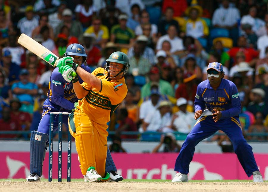 Adam Gilchrist vs Sri Lanka (2007): Bridgetown was hit by rough weather even before a ball was bowled in the 2007 final. But a greater storm was to be unleashed by Gilchrist once the cricket actually got underway. An electrifying 149 off 104, with 13 fours and eight sixes, saw Gilchrist at his unstoppable best, complete with a squash-ball in his left glove! The ruthlessness with which Gilchrist decimated the Sri Lankan attack captured the dominance of his team, whose supremacy had never been in doubt during those few weeks in the Caribbean