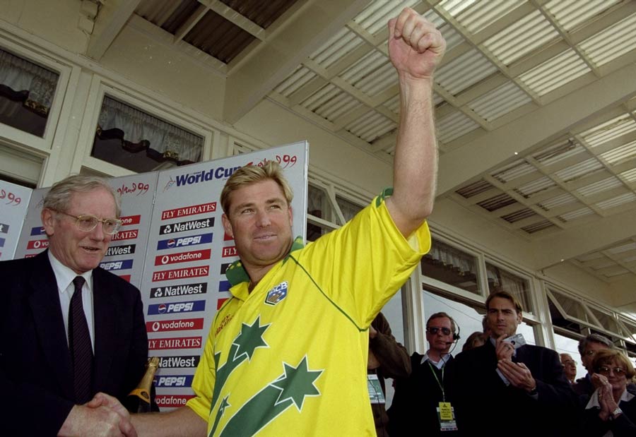 Shane Warne vs Pakistan (1999): Following on from his stellar display against South Africa in the semis, Warne bamboozled Pakistan in the 1999 final, claiming four wickets for 33 runs to be adjudged man of the match. Coming into bowl at Lord’s with Pakistan in a spot of bother, Warne unleashed a peach to get Ijaz Ahmed bowled, before polishing off Moin Khan, Shahid Afridi and Wasim Akram to limit Pakistan to 132. Coming out in response, Australia’s batters did their bit to seal the first of three consecutive titles for the World Cup’s most successful team