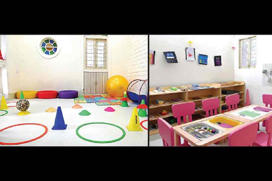 Wings also has a playroom, a gymnasium for kids, a dance room and a music room to cater to all needs of a child