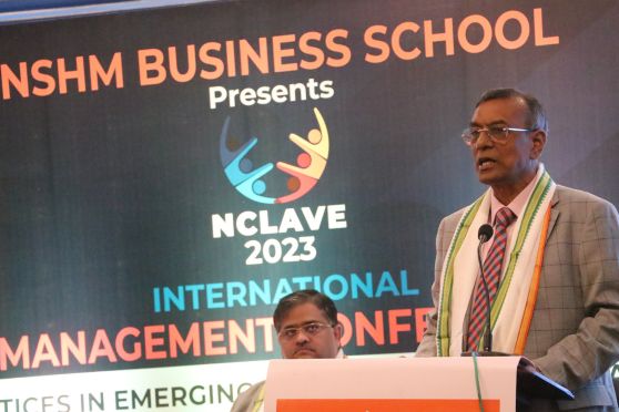 Mr. Chandra Shekhar Ghosh, Founder, Managing Director, and Chief Executive Officer, of Bandhan Bank, and President of Bengal Business Council, spoke about entrepreneurial skills.