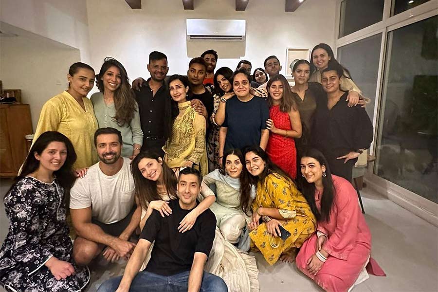 “My childhood friends, work friends, my cousins… had seen it all with me - held me when I was down and clapped when I succeeded. I had done the same with them,” the actress wrote alongside pictures with her close ones.