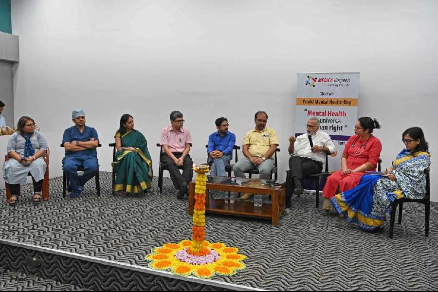 The panel discussion at Medica Superspecialty Hospital on Tuesday.