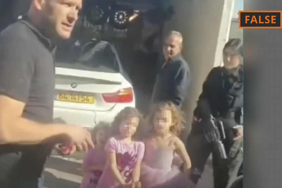 A screengrab of the fake kidnapping video