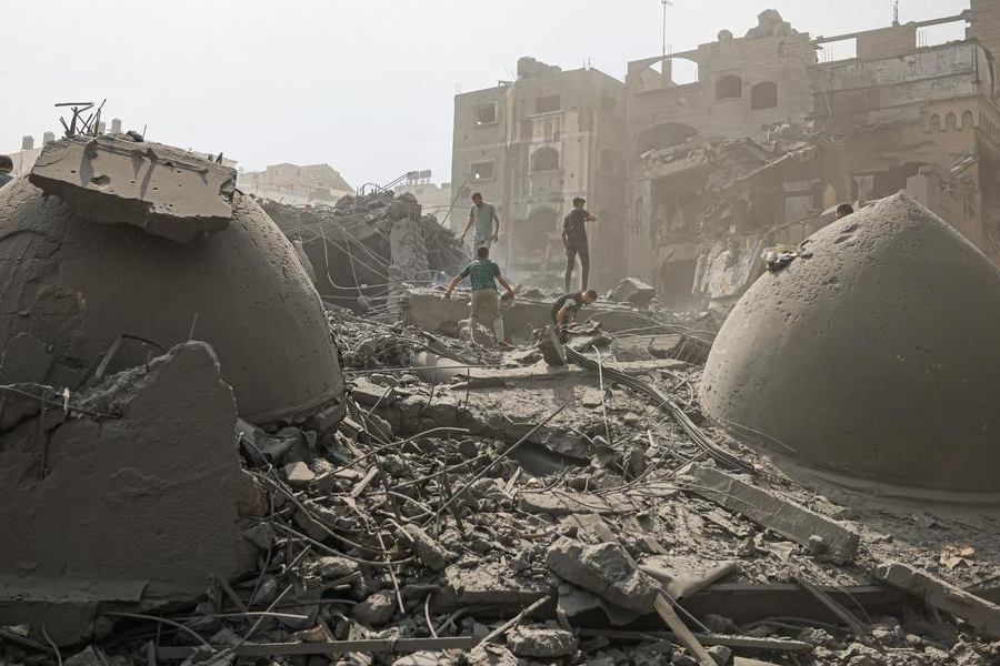 Israel's minister of defense ordered a full blockade of the Gaza Strip on October 9