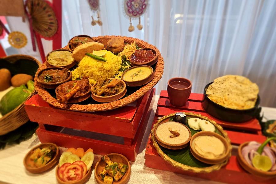 A selection of the Puja fare at Ibis Kolkata Rajarhat.