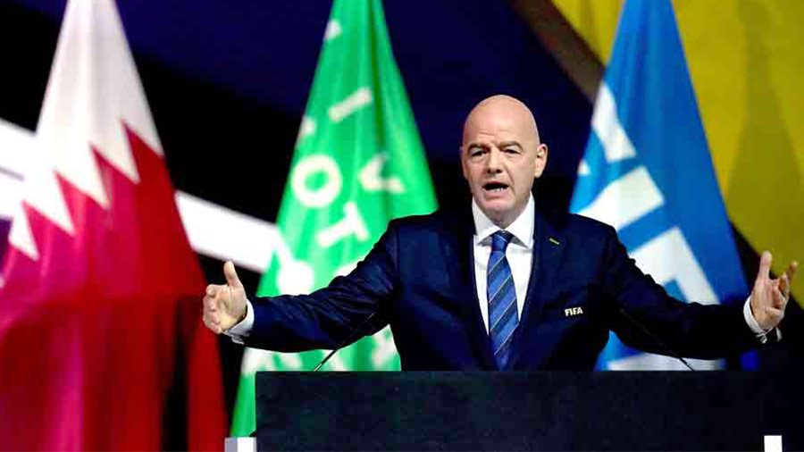 “Today, I feel stateless,” observes Gianni Infantino ahead of his controversial World Cup declaration