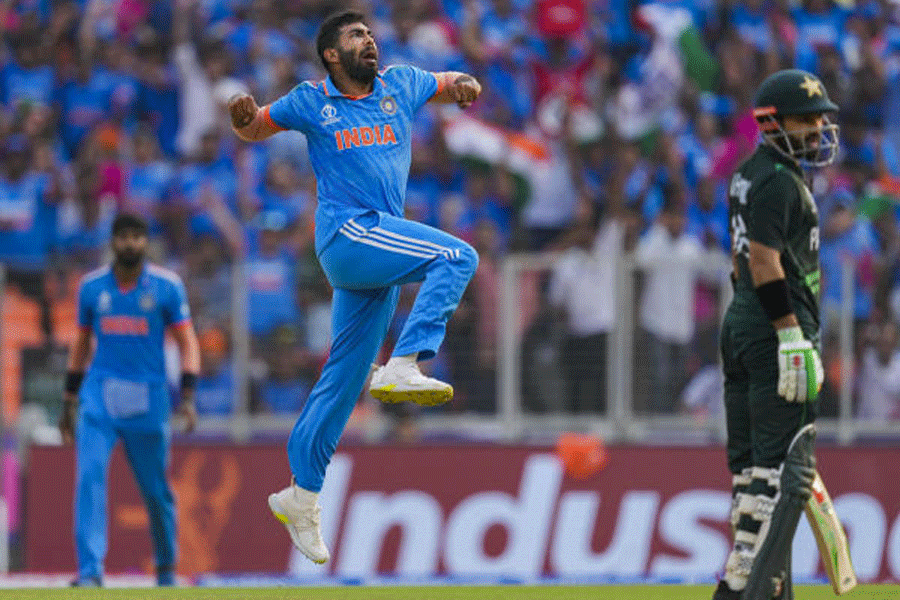 Jasprit Bumrah lets out trademark celebration one more time in World ...