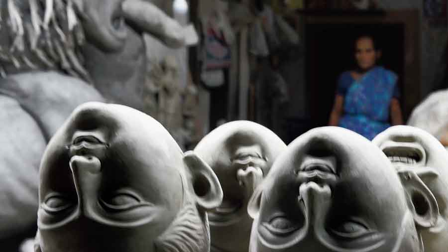 An early trip to Kumartuli is an annual must-do for Shaun