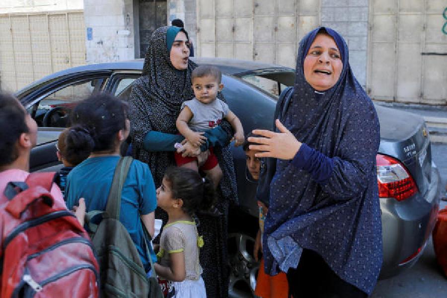 Israel-Palestine Conflict | Hundreds Of Thousands Of Gaza Residents ...