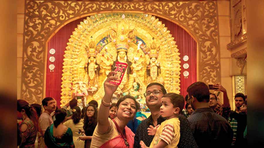 Pandal hopping with family and friends is one of the many joys of Durga Puja