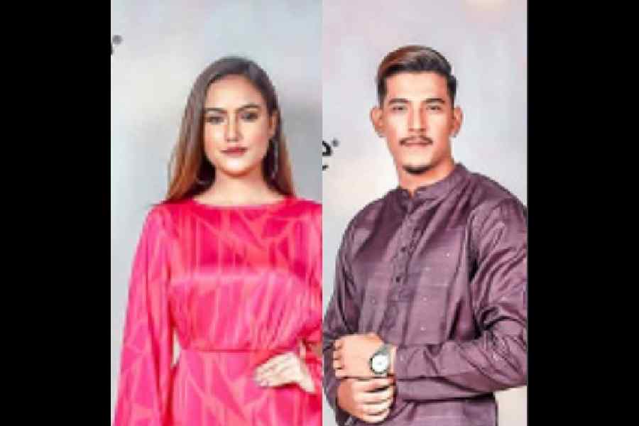 The two winners who got the highest votes in the ‘best festive look’ contest for Lifestyle’s Siliguri and Jalpaiguri customers