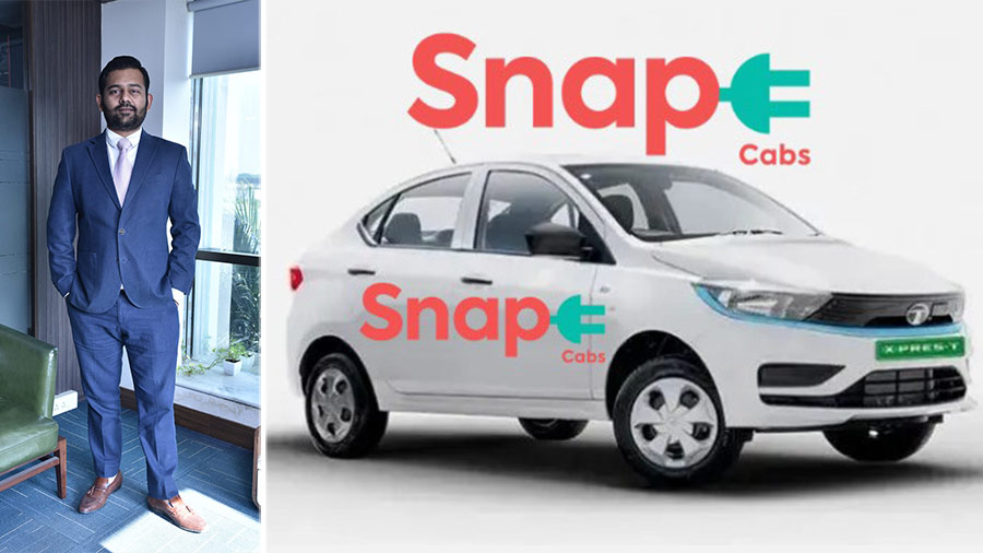 Mayank Bindal, CEO of Snap-E cabs, founded the company in August 2022 after having to wait for a cab for hours at the Netaji Subhas Chandra Bose International Airport