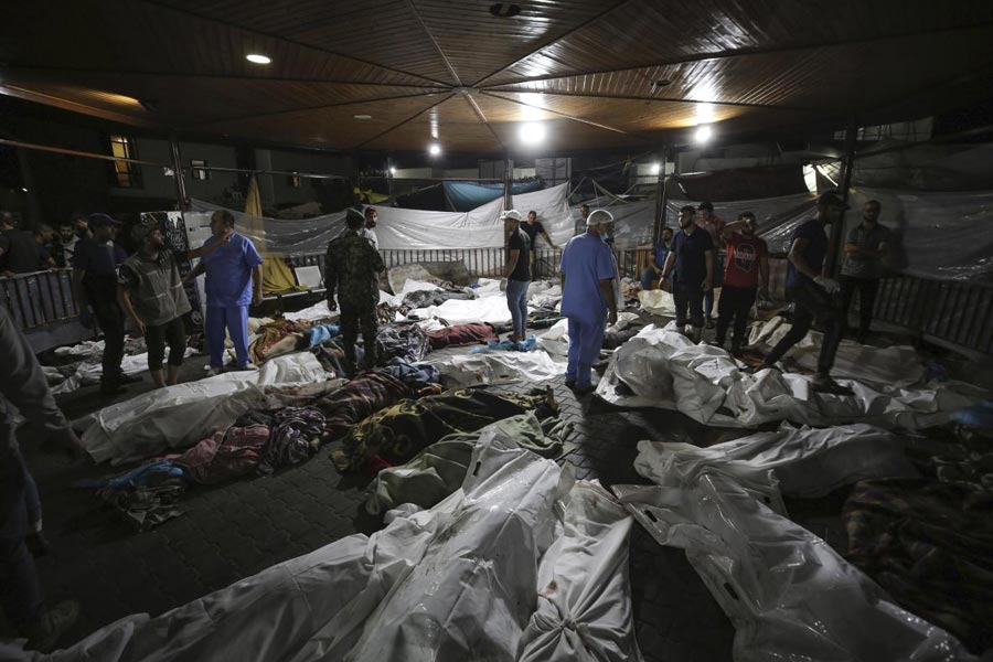 Israel-Palestine Conflict | Lack Of Crater At Gaza Hospital Blast Site ...