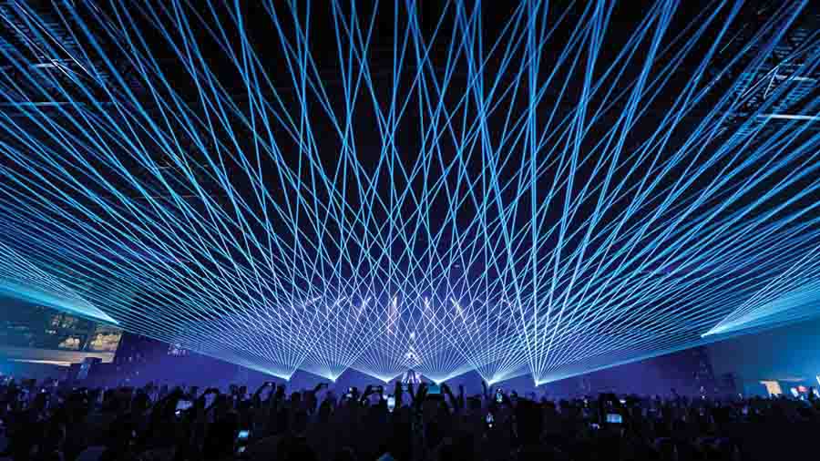 Not only was the sound crisp but the visuals were top-notch