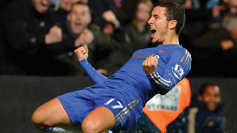 Hazard quickly became a fan-favourite at Stamford Bridge thanks to his electrifying feet