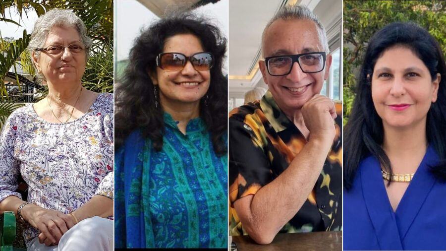 L-R: Roda Bulsara, Trista Heerjee Madan, Percy Siganporia and Behnaz Bulsara