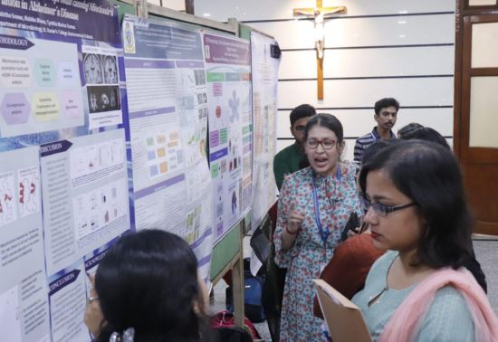 Poster presentation by UG and PG students from science departments
