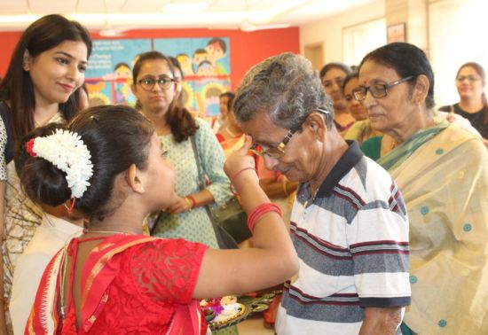 To celebrate the endearing bond between the students and their grandparents, the school organized Grandparents Day  in which the grandparent and the grandchild duo participated in different events to showcase their coordination as a team