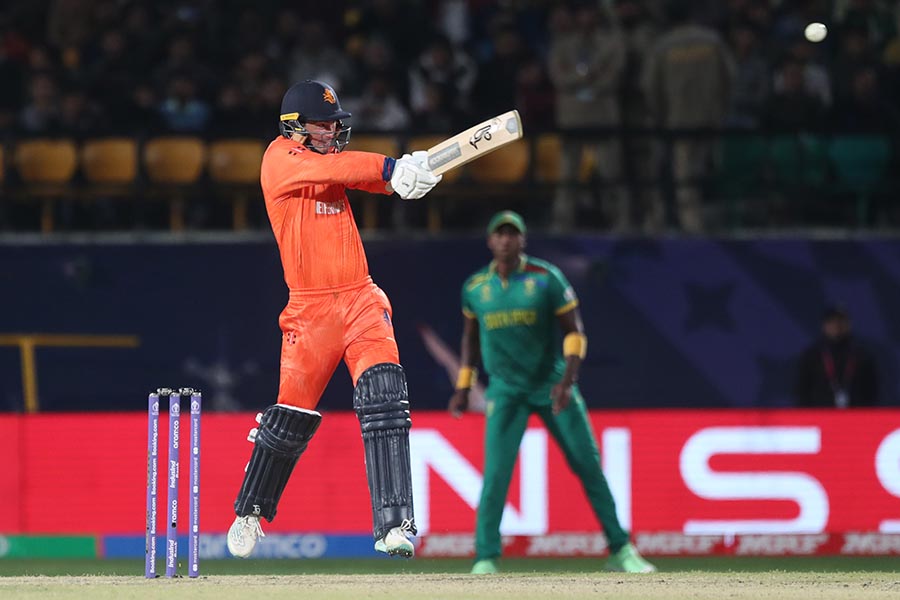 Scott Edwards (Netherlands): At 82 for five in the 21st over, not even the most optimistic of Dutch fans would have been anticipating a win against a well-drilled South African unit in Dharamshala. Step forward, Edwards, captain and wicket-keeper, who batted with the kind of composure under pressure that would have made Mahendra Singh Dhoni proud. With 10 fours and one maximum, Edwards notched up an unbeaten 78 runs at a strike rate of 113, taking the Netherlands to 245, which, incredibly, proved 38 too many for the Proteas to chase