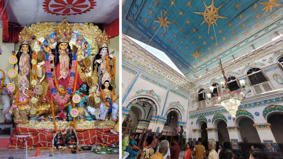 In pictures: A glimpse of the ‘bonedi bari’ pujas in Dasghara