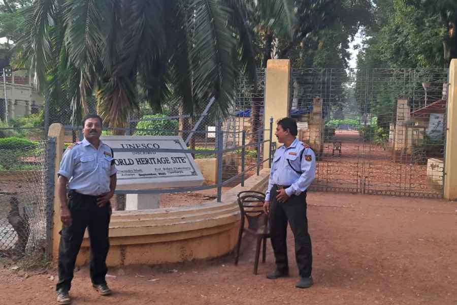Visva-Bharati Deploys Security Guards to Protect Plaques Omitting Tagore's Name