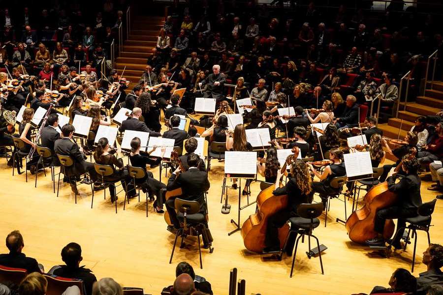 Daniel Barenboim conducted the academy's concert on October 23
