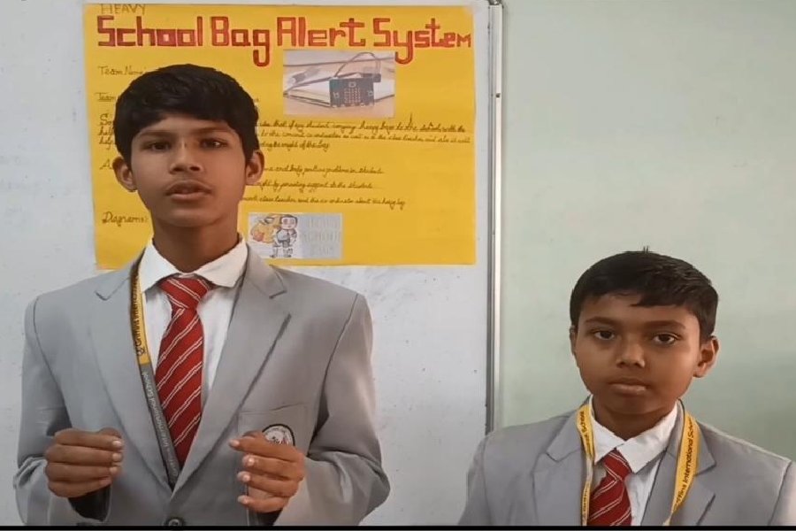 Team Robo Pirates of Griffins International School talk about their project that won them a xsecond place at the CBSE National Coding Challenge.