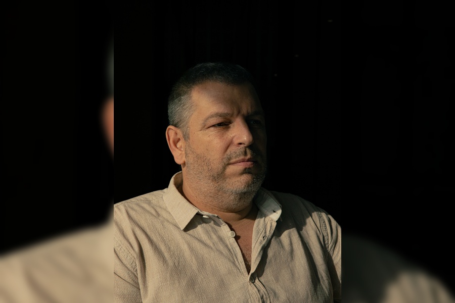 David Zonsheine, whose uncle was murdered in this month’s Hamas attack, in Tel Aviv, Israel, Oct. 22, 2023. “I’m full of rage,” said Zonsheine. “But rage is one thing, and policy and plan are another.”